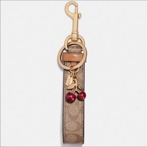 Coach Signature Charm Loop Bag Charm